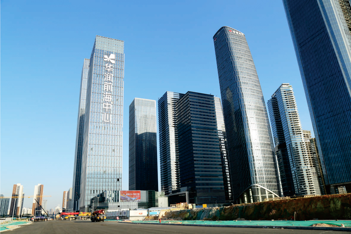 華潤(rùn)前海中心燈飾字